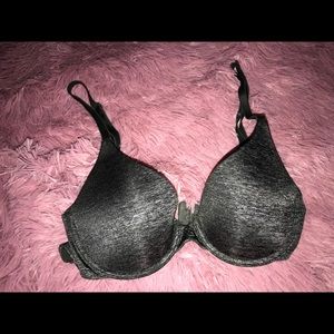 Gray Victoria’s Secret PINK T-Shirt bra